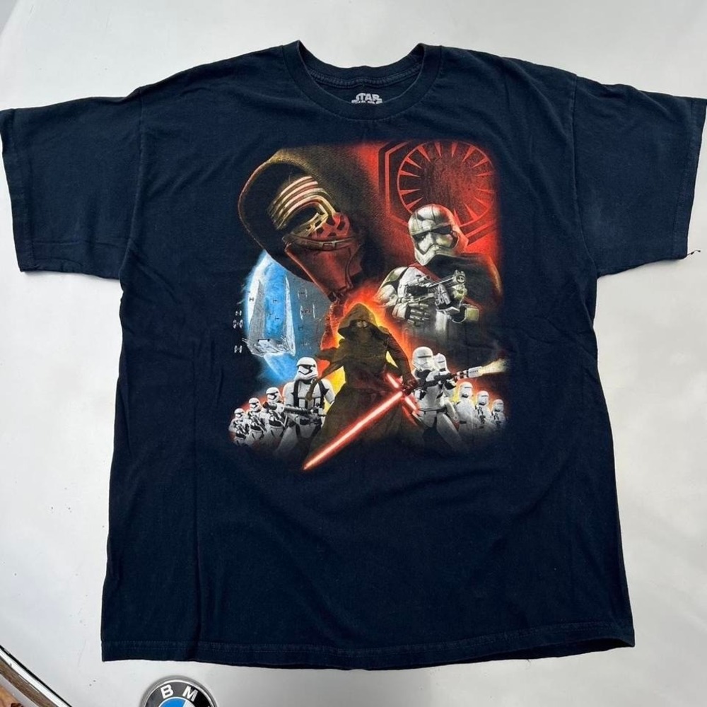 Black Star Wars The Force Awakens graphic tee #StarWars #TheForceAwakens